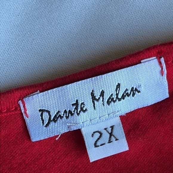 Dante Milan Red Sleeveless Top - Picture 7 of 8